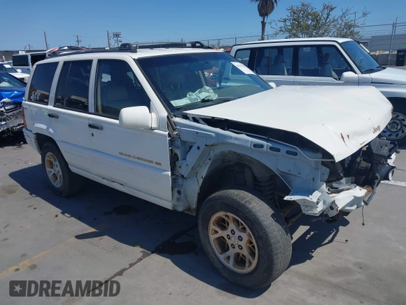 1996 Jeep Grand Cherokee Limited с VIN 1J4GZ78YXTC378363, выставлен на аукционе IAAI как лот 42391787 с пробегом 129 921 миль миль и . История ставок и продаж доступна на DreamBid. Изображение 1.