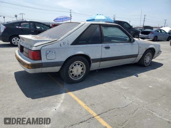 1988 Ford Mustang with VIN 1FABP41A6JF284130, listed as a Copart auction lot 60257045 with 38,867 mi miles and Clean title. Bid and sale history available at DreamBid. Image 3.