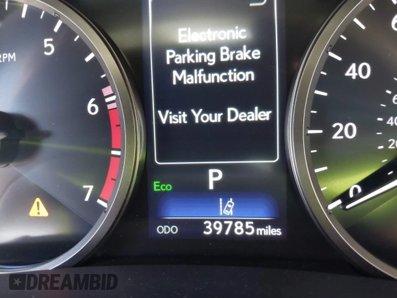 2021 Lexus NX with VIN JTJGARBZ1M5028701, listed as a IAAI auction lot 41989460 with 39,785 mi miles. Bid and sale history available at carsss.com. Image 7.