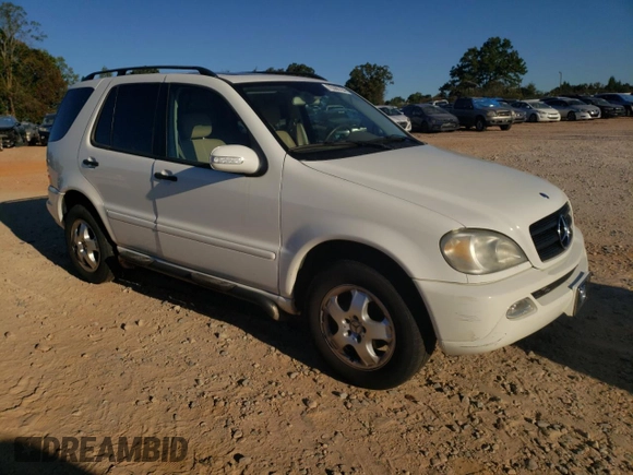 2002 Mercedes-Benz M-Class with VIN 4JGAB54E02A353932, listed as a Copart auction lot 75386794 with 157,027 mi miles and Clean Title. Bid and sale history available at carsss.com. Image 4.