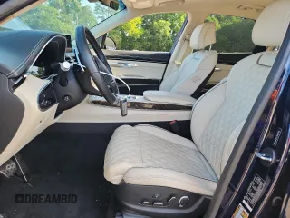 2025 Genesis GV70 Sport with VIN 5NMMCDTC1SH021996, listed as a Copart auction lot 61080575 with 6,027 mi miles and Salvage title. Bid and sale history available at DreamBid. Image 7.