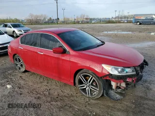 2016 Honda Accord Sport with VIN 1HGCR2F54GA245987, listed as a Copart auction lot 51755335 with 175,231 mi miles and Salvage Title. Bid and sale history available at DreamBid. Image 4.