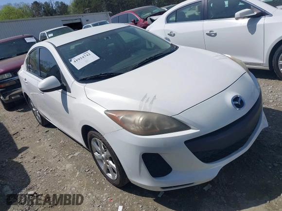 2013 Mazda 3 i SV with VIN JM1BL1TF9D1723965, listed as a IAAI auction lot 41934742 with 201,712 mi miles. Bid and sale history available at carsss.com. Image 1.