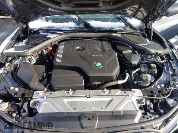 2021 BMW 3 Series 330i xDrive with VIN 3MW5R7J02M8C21224, listed as a IAAI auction lot 41387217 with 22,540 mi miles. Bid and sale history available at carsss.com. Image 10.