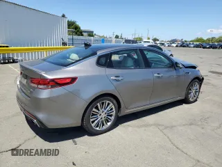 2017 Kia Optima SX Limited with VIN 5XXGV4L26HG138933, listed as a Copart auction lot 55078945 with 53,175 mi miles and Salvage title. Bid and sale history available at DreamBid. Image 3.