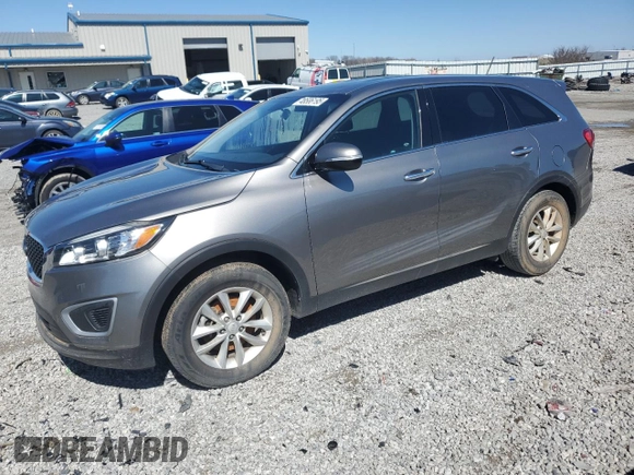 2018 Kia Sorento L with VIN 5XYPG4A30JG424560, listed as a Copart auction lot 48586195 with Not Provided miles and Salvage Title. Bid and sale history available at carsss.com. Image 1.