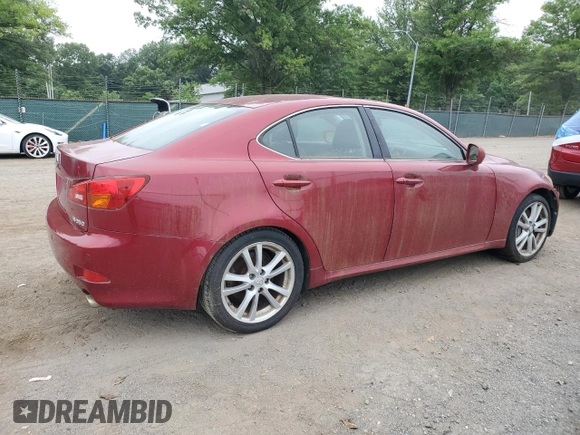 2006 Lexus IS 350 с VIN JTHBE262262004335, выставлен на аукционе Copart как лот 62864025 с пробегом 122 633 миль миль и Чистый • Clean title. История ставок и продаж доступна на DreamBid. Изображение 3.
