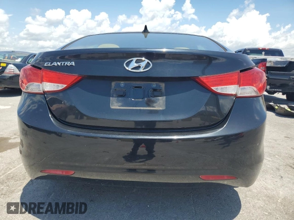 2013 Hyundai Elantra GLS with VIN 5NPDH4AE3DH270151, listed as a Copart auction lot 64808375 with 129,193 mi miles and Clean title. Bid and sale history available at DreamBid. Image 6.
