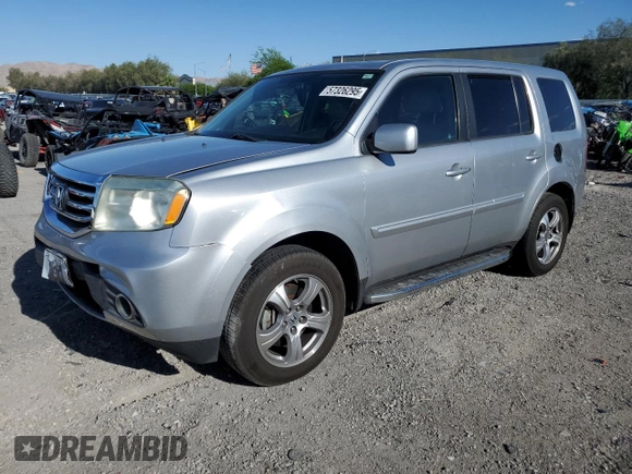2013 Honda Pilot EX-L z VIN 5FNYF3H56DB014012, wystawiony jako Copart lot #57326295 z przebiegiem 108 209 mil mil oraz Szkoda całkowita • Salvage title. Historia ofert i sprzedaży dostępna na DreamBid. Obrazek 1.