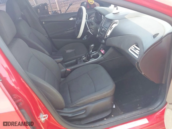 2017 Chevrolet Cruze LT with VIN 1G1BE5SM8H7205049, listed as a IAAI auction lot 41785477 with 167,029 mi miles. Bid and sale history available at carsss.com. Image 5.
