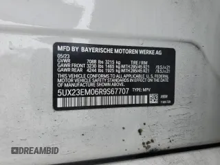 2024 BMW X7 xDrive40i z VIN 5UX23EM06R9S67707, wystawiony jako Copart lot #50916935 z przebiegiem 27 958 mil mil oraz Szkody całkowita. Historia ofert i sprzedaży dostępna na DreamBid. Obrazek 14.