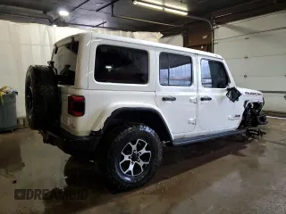 2021 Jeep Wrangler Unlimited Rubicon with VIN 1C4JJXFM2MW633915, listed as a Copart auction lot 52972625 with 78,355 mi miles and Salvage Title. Bid and sale history available at carsss.com. Image 3.