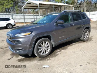 2017 Jeep Cherokee Limited with VIN 1C4PJLDB6HD233183, listed as a Copart auction lot 47366205 with 58,748 mi miles and Salvage Title. Bid and sale history available at carsss.com. Image 1.