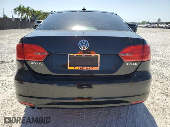 2012 Volkswagen Jetta SE with VIN 3VWDP7AJ4CM316531, listed as a Copart auction lot 54928305 with 164,199 mi miles and Salvage title. Bid and sale history available at DreamBid. Image 6.