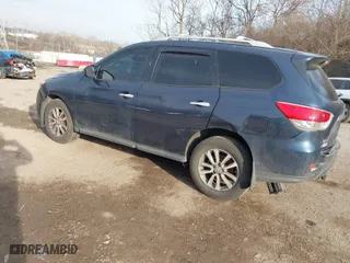 2015 Nissan Pathfinder S with VIN 5N1AR2MM8FC610685, listed as a IAAI auction lot 41657466 with 115,394 mi miles. Bid and sale history available at carsss.com. Image 3.