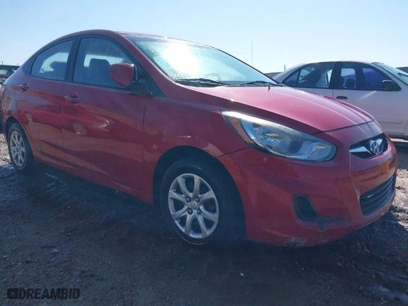 2013 Hyundai Accent GLS with VIN KMHCT4AEXDU330633, listed as a IAAI auction lot 41980107 with 237,748 mi miles. Bid and sale history available at carsss.com. Image 1.