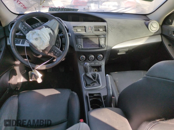 2013 Mazda 3 i Grand Touring with VIN JM1BL1W78D1829022, listed as a Copart auction lot 89028435 with Not Provided miles and Salvage Title. Bid and sale history available at carsss.com. Image 8.
