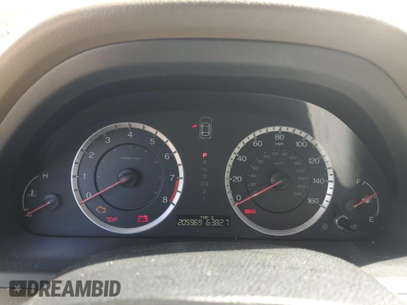 2010 Honda Accord EX with VIN 1HGCP2F76AA006844, listed as a Copart auction lot 65707585 with 205,969 mi miles and Clean title. Bid and sale history available at DreamBid. Image 9.