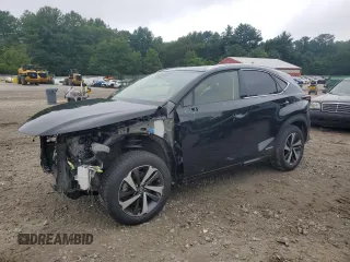 2021 Lexus NX 300h with VIN JTJGJRDZ8M2150521, listed as a Copart auction lot 62656295 with 62,746 mi miles and Salvage title. Bid and sale history available at DreamBid. Image 1.