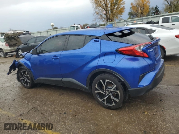2019 Toyota C-HR XLE with VIN JTNKHMBX3K1038561, listed as a Copart auction lot 79304064 with 66,951 mi miles and Salvage Title. Bid and sale history available at DreamBid. Image 2.