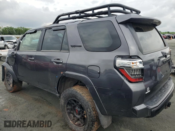 2023 Toyota 4Runner TRD Pro с VIN JTELU5JRXP6159607, выставлен на аукционе Copart как лот 48171975 с пробегом Не указан миль и Списание • Salvage title. История ставок и продаж доступна на DreamBid. Изображение 2.