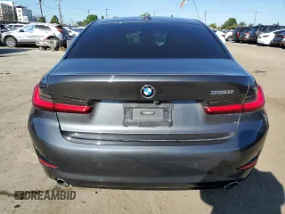 2021 BMW 3 Series 330i with VIN 3MW5R1J02M8B49793, listed as a Copart auction lot 49740925 with 42,281 mi miles and Salvage Title. Bid and sale history available at carsss.com. Image 6.