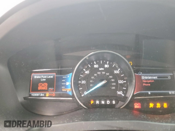 2016 Ford Explorer Sport with VIN 1FM5K8GT6GGC73343, listed as a Copart auction lot 54788645 with 103,097 mi miles and Salvage Title. Bid and sale history available at DreamBid. Image 9.