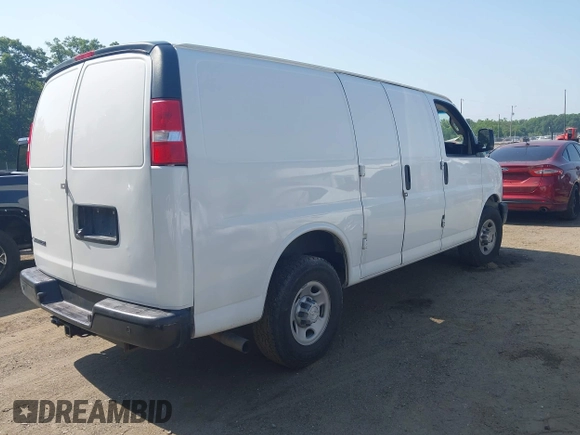 2017 Chevrolet Express Cargo with VIN 1GCWGAFFXH1342620, listed as a IAAI auction lot 42501589 with 147,065 mi miles and . Bid and sale history available at DreamBid. Image 4.