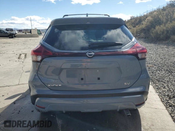 2023 Nissan Kicks SV with VIN 3N1CP5CV1PL477954, listed as a Copart auction lot 78656154 with 65,791 mi miles and Salvage Title. Bid and sale history available at carsss.com. Image 6.