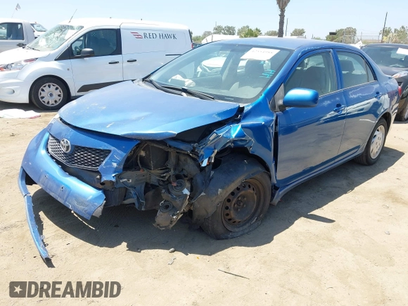 2009 Toyota Corolla with VIN 1NXBU40E39Z073140, listed as a IAAI auction lot 42554988 with 322,083 mi miles and . Bid and sale history available at DreamBid. Image 2.