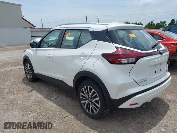 2023 Nissan Kicks SV with VIN 3N1CP5CV3PL569549, listed as a IAAI auction lot 42472905 with Not provided miles and . Bid and sale history available at DreamBid. Image 3.