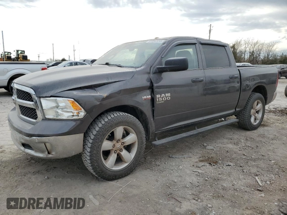 2020 Ram 1500 Classic Tradesman with VIN 3C6RR6KT0LG194821, listed as a Copart auction lot 82894124 with 46,455 mi miles and Salvage Title. Bid and sale history available at carsss.com. Image 1.