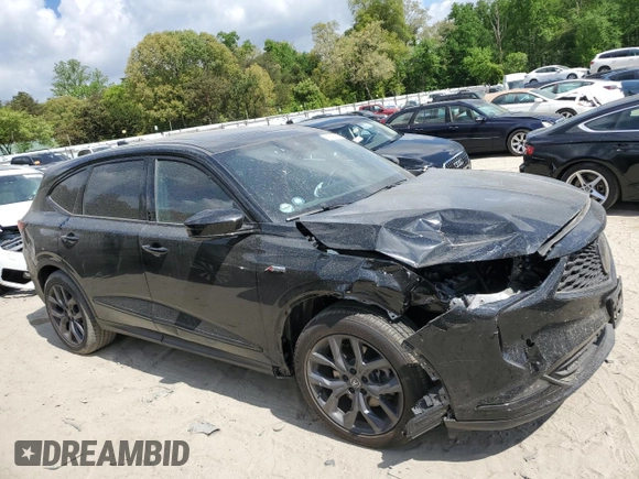 2023 Acura MDX w/A-Spec Package с VIN 5J8YE1H04PL031308, выставлен на аукционе Copart как лот 51929764 с пробегом 71 181 миль миль и Списание • Salvage title. История ставок и продаж доступна на DreamBid. Изображение 4.