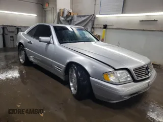 1998 Mercedes-Benz SL-Class with VIN WDBFA67F0WF164146, listed as a Copart auction lot 85488944 with 147,473 mi miles and Salvage Title. Bid and sale history available at carsss.com. Image 4.