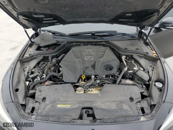 2019 Infiniti Q50 3.0t LUXE with VIN JN1EV7AP8KM512633, listed as a Copart auction lot 47567594 with 138,436 mi miles and Salvage Title. Bid and sale history available at carsss.com. Image 11.