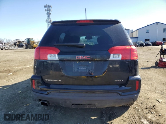 2017 GMC Terrain SLE with VIN 2GKFLTEKXH6266615, listed as a Copart auction lot 46334385 with 102,971 mi miles and Clean Title. Bid and sale history available at carsss.com. Image 6.