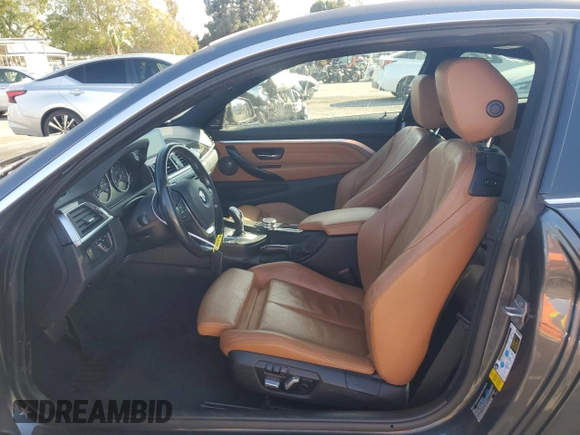 2018 BMW 4 Series 430i with VIN WBA4W3C56JAE99570, listed as a Copart auction lot 46497195 with 82,259 mi miles and Salvage Title. Bid and sale history available at DreamBid. Image 7.
