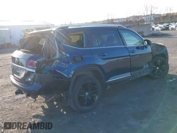 2019 Volkswagen Atlas SEL with VIN 1V2MR2CA9KC608025, listed as a IAAI auction lot 41866519 with 112,477 mi miles and . Bid and sale history available at DreamBid. Image 4.