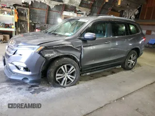 2018 Honda Pilot EX-L with VIN 5FNYF6H55JB008506, listed as a Copart auction lot 58497565 with 90,052 mi miles and Salvage title. Bid and sale history available at DreamBid. Image 1.