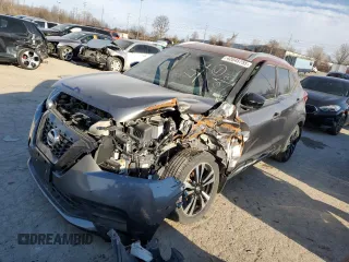 2020 Nissan Kicks SR with VIN 3N1CP5DV2LL509142, listed as a Copart auction lot 42045755 with 46,778 mi miles and Non Repairable. Bid and sale history available at carsss.com. Image 1.