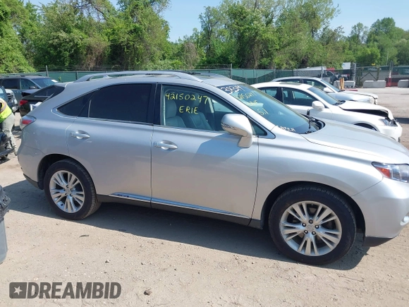 2010 Lexus RX 450h with VIN JTJBC1BA2A2412774, listed as a IAAI auction lot 42150247 with 148,920 mi miles and . Bid and sale history available at DreamBid. Image 14.