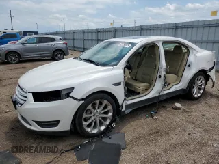 2015 Ford Taurus Limited with VIN 1FAHP2F82FG148180, listed as a Copart auction lot 62354685 with 107,998 mi miles and Salvage title. Bid and sale history available at DreamBid. Image 1.
