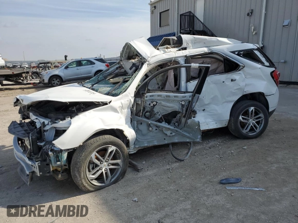 2017 Chevrolet Equinox Premier with VIN 2GNFLGEK9H6140580, listed as a Copart auction lot 88086715 with 45,926 mi miles and Salvage Title. Bid and sale history available at carsss.com. Image 1.