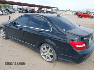 2012 Mercedes-Benz C-Class C 300 Sport with VIN WDDGF8BB7CA718546, listed as a IAAI auction lot 41901351 with 218,830 mi miles. Bid and sale history available at carsss.com. Image 3.