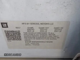 2017 Chevrolet Bolt EV Premier with VIN 1G1FX6S00H4174329, listed as a IAAI auction lot 42444274 with 84,193 mi miles and . Bid and sale history available at DreamBid. Image 9.