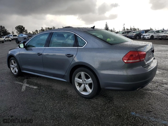 2013 Volkswagen Passat TDI SE with VIN 1VWBN7A34DC151534, listed as a Copart auction lot 47893205 with 121,441 mi miles and Salvage Title. Bid and sale history available at carsss.com. Image 2.