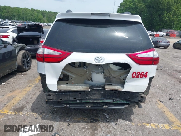 2018 Toyota Sienna LE Auto Access Seat with VIN 5TDKZ3DC6JS909072, listed as a IAAI auction lot 42228691 with 253,295 mi miles and . Bid and sale history available at DreamBid. Image 6.