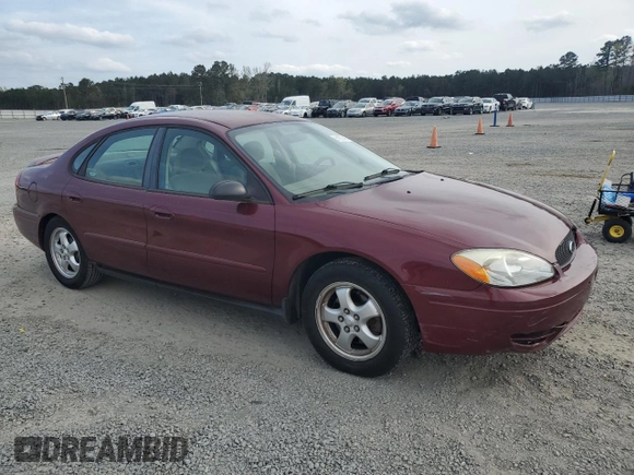2005 Ford Taurus SE with VIN 1FAFP53205A282454, listed as a Copart auction lot 51052425 with 116,706 mi miles and Salvage Title. Bid and sale history available at carsss.com. Image 4.