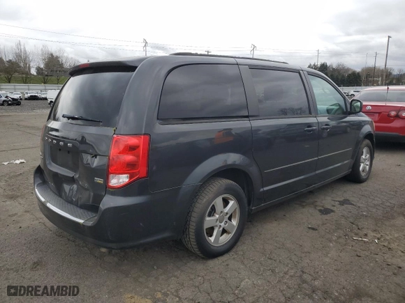 2012 Dodge Grand Caravan SXT with VIN 2C4RDGCG7CR294911, listed as a Copart auction lot 47686595 with 169,277 mi miles and Clean Title. Bid and sale history available at carsss.com. Image 3.