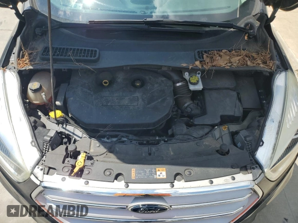 2018 Ford Escape Titanium with VIN 1FMCU0J93JUB20136, listed as a Copart auction lot 56841065 with 129,954 mi miles and Salvage title. Bid and sale history available at DreamBid. Image 12.